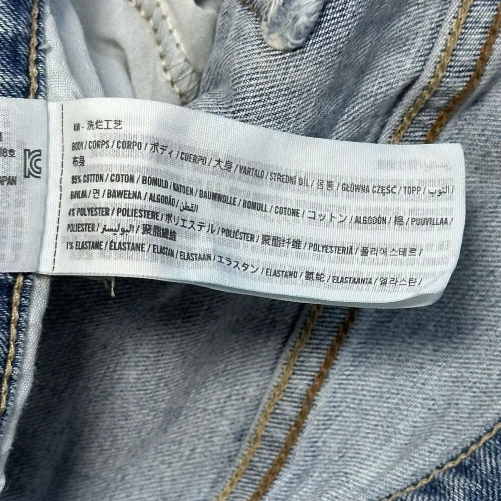 Hollister Epic Flex Boot Jeans Mens 36x30 Light Blue Bootcut Stretch‎ Denim